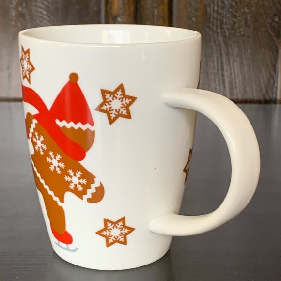 Crate & Barrel Ice Skating Gingerbread Man Mug - 2012 - Picture 4 of 9